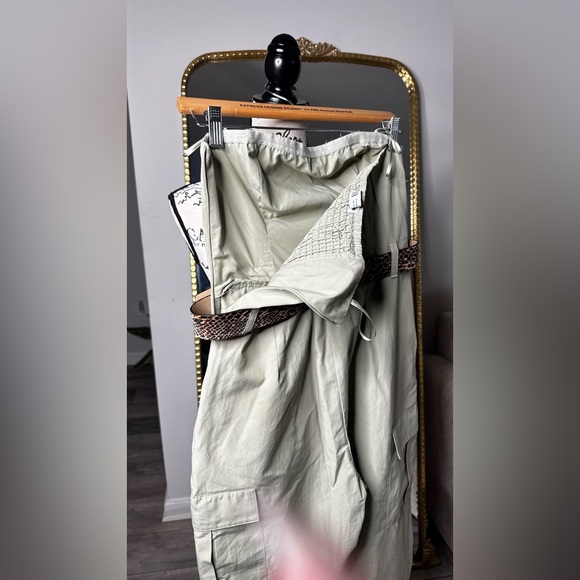 Zara Olive Green Zara Long Cargo Jumpsuit - Picture 10 of 12